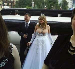 Now THAT's a ridiculous wedding dress!