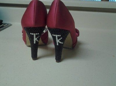 DIY Swarovski Crystal Wedding Shoes