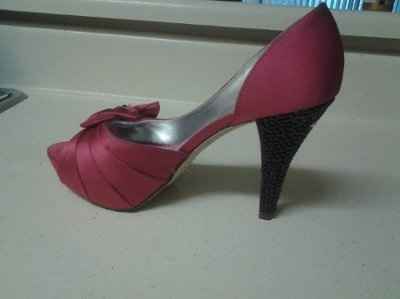 DIY- sparkly shoe heel