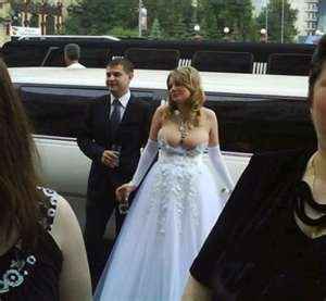 Now THAT's a ridiculous wedding dress!
