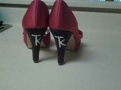 DIY Swarovski Crystal Wedding Shoes