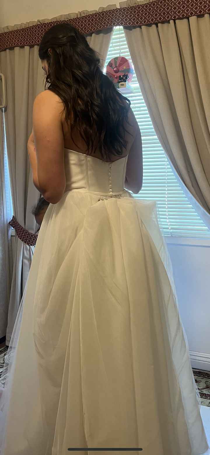 ARE BUSTLES SUPPOSE TO LOOK THIS  AWKWARD?? *UPDATE* - 1