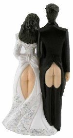 Strange cake toppers...bacon heart
