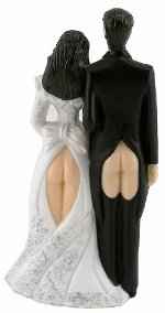 Strange cake toppers...bacon heart