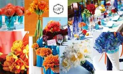 Need ideas for multi colored wedding