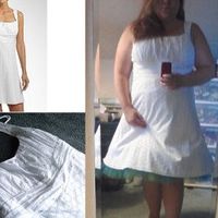 Show me your dress with you vs the model!