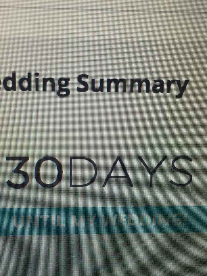 October 3rd is in 30 Days!!!