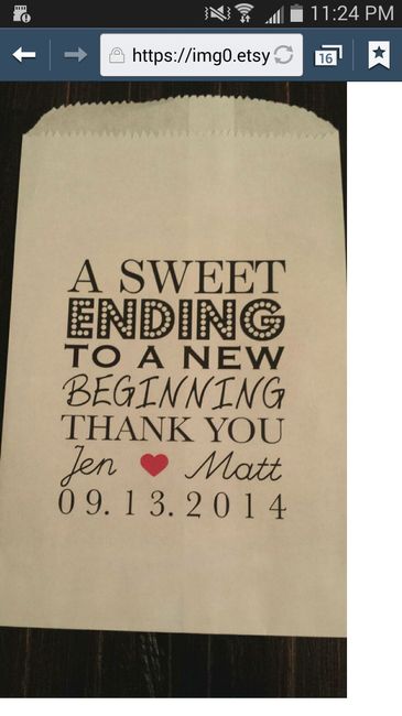 Wedding favors?