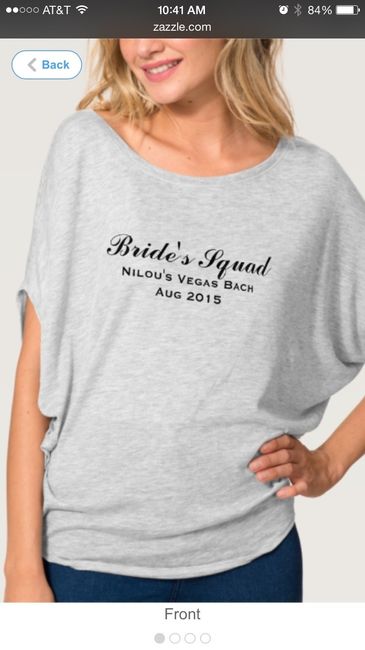 Just for fun, what are you wearing to your bachelorette?