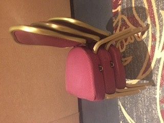 Venue Chairs are Maroon w/ Gold Trim, will they match my Plum & Gold wedding?