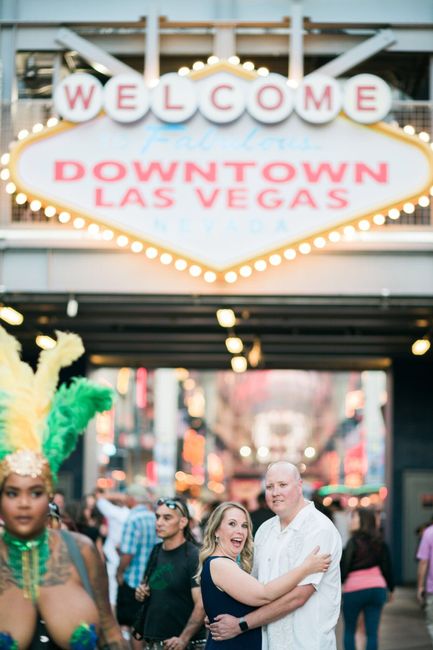 Engagement pics vegas style