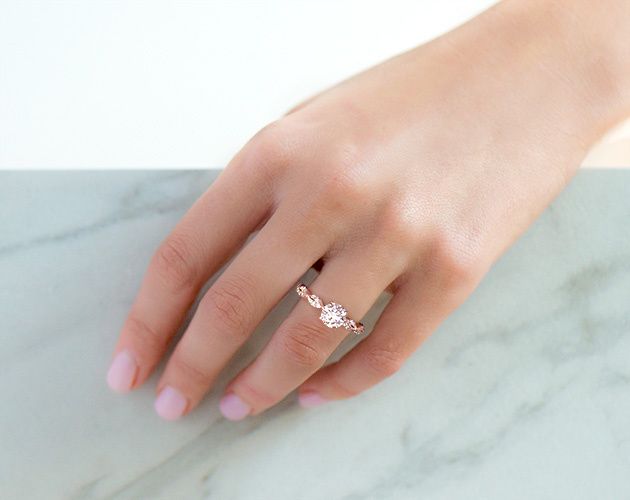 Need help finding a wedding band for side stone engagement ring 2