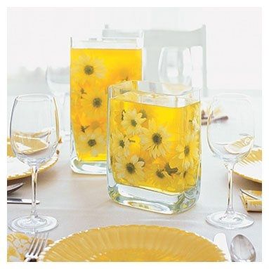 Does anyone have any nice gerbera daisy centrepiece pictures?