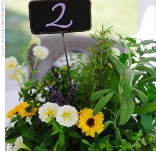 Vintage/Rustic Style Table Numbers - Help!