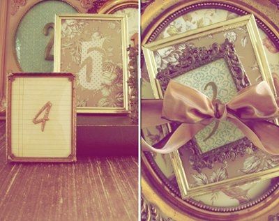 Vintage/Rustic Style Table Numbers - Help!