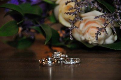 What makes a girl smile again? Dress and Rings:)