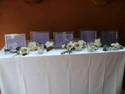interesting ways to display seating chart?