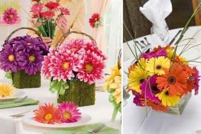 Does anyone have any nice gerbera daisy centrepiece pictures?
