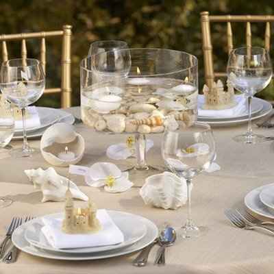 Reception Centerpieces...Ocean Themed