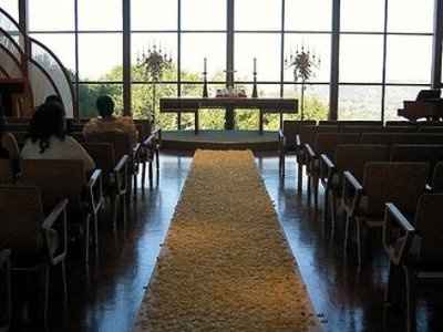 Aisle runner in a church?