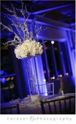 Winter Wedding Centerpieces