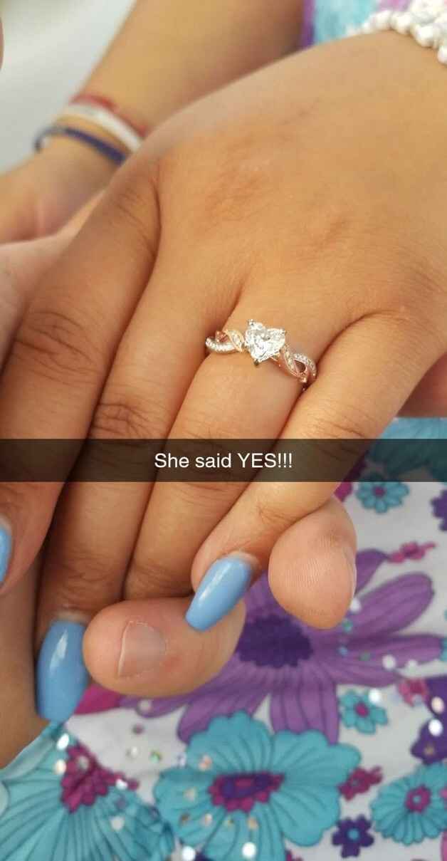 I said YES!