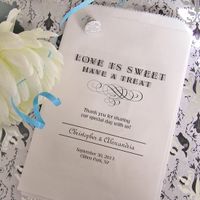 What size favor bags for Candy Buffet?