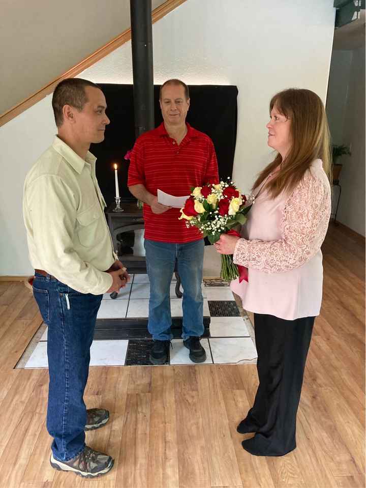 No virus was going to stop us from getting married!❤️ - 2