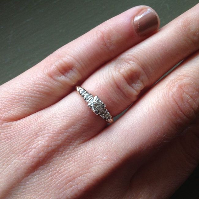 SPINOFF: Whether you like your engagement ring or not, let's see them!