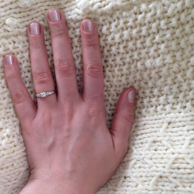 Let's see those beautiful rings!