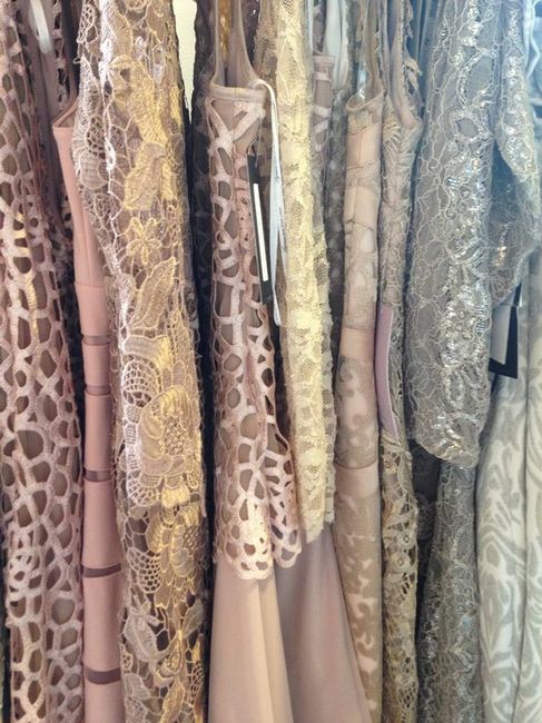 Mismatched BM dresses