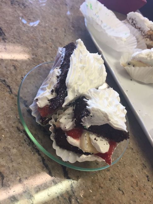 We had our cake tasting today