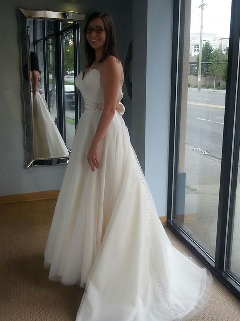 I said yes to the dress!