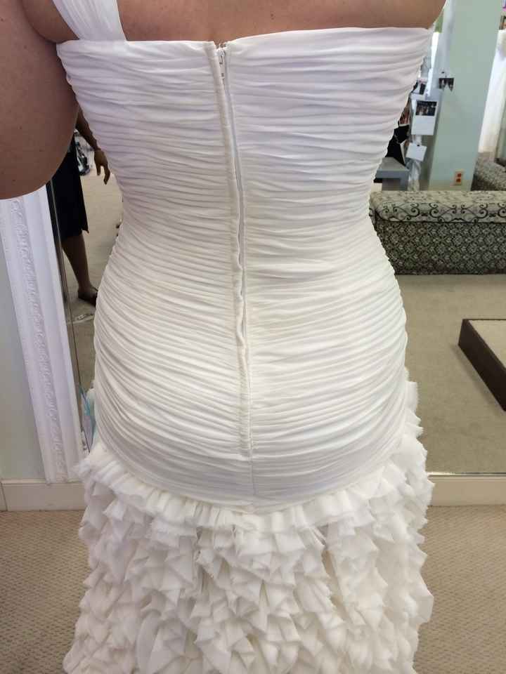 Having second thoughts on my dress...