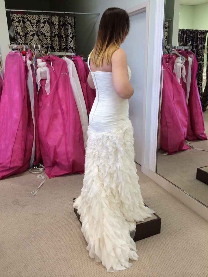 Having second thoughts on my dress...