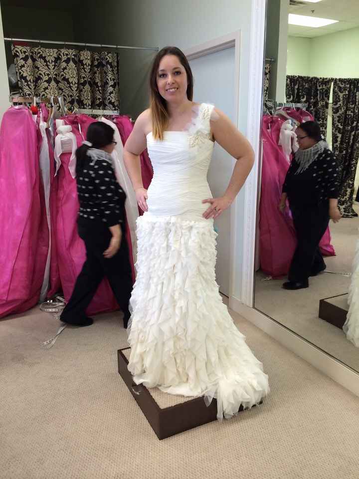 Having second thoughts on my dress...