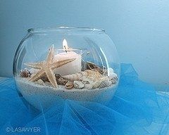 Beach theme weddings.