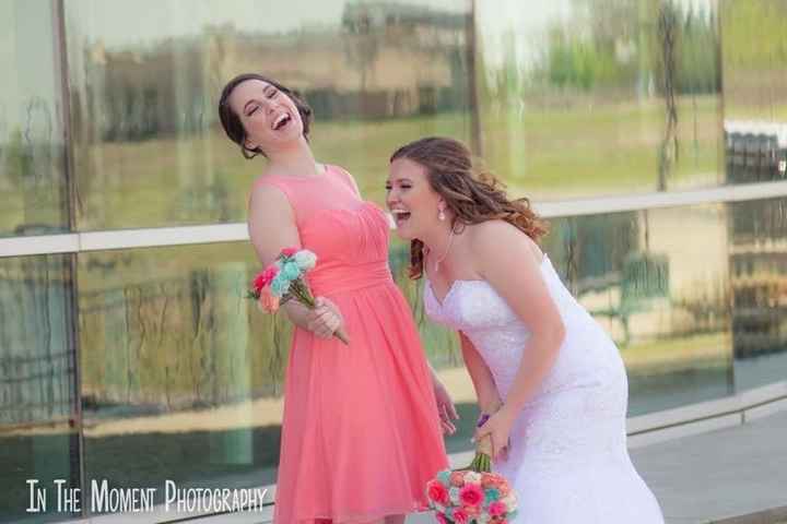 Show me the most awkward photo taken at your wedding!