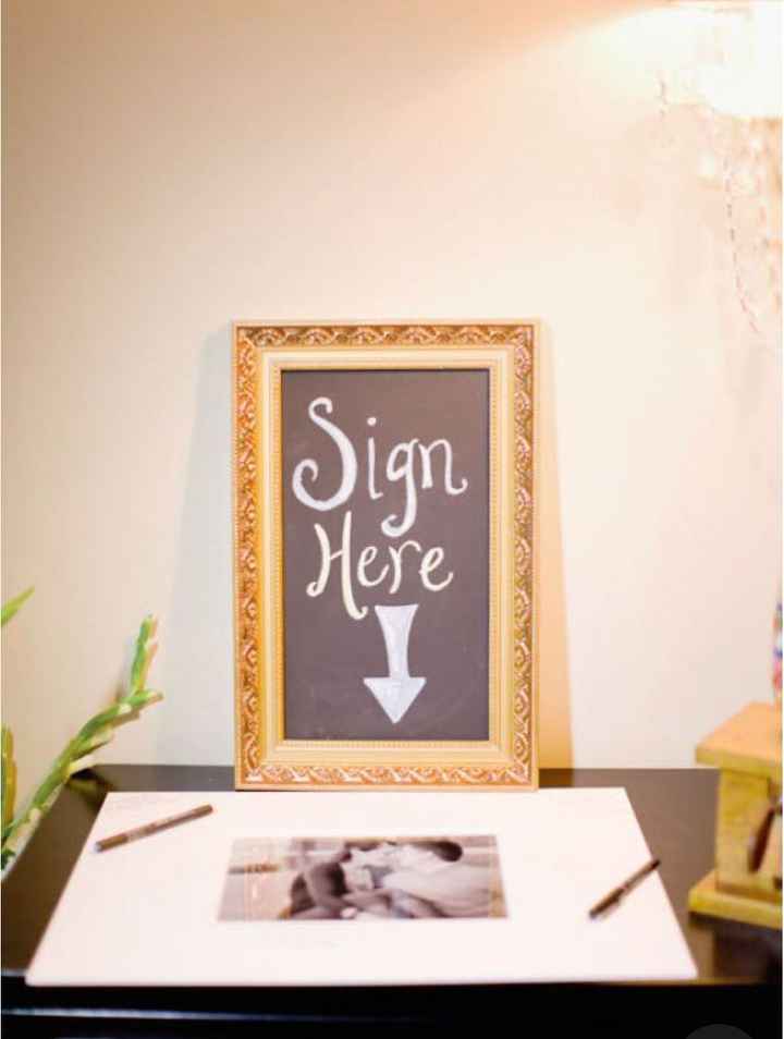 Photo mat as a guest book - 1