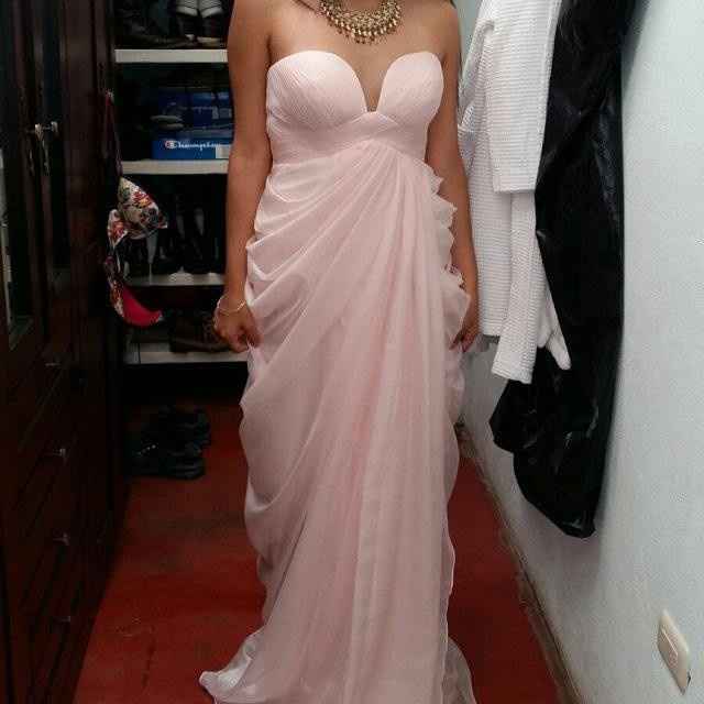 My bridesmaid dress from June Bridals, so nice to match my wedding dress!