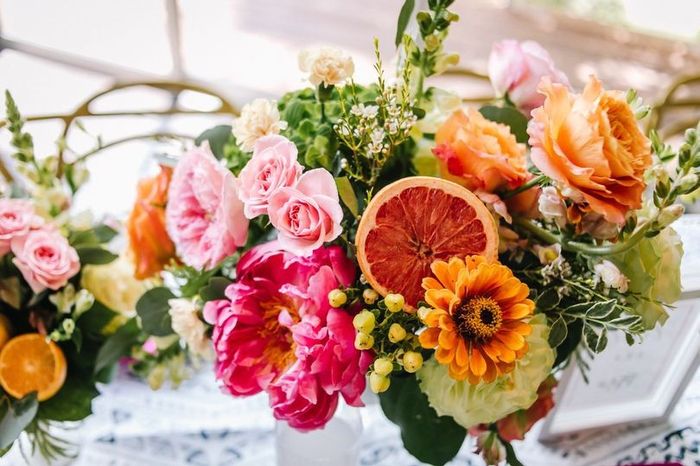 Using citrus in reception florals? 1