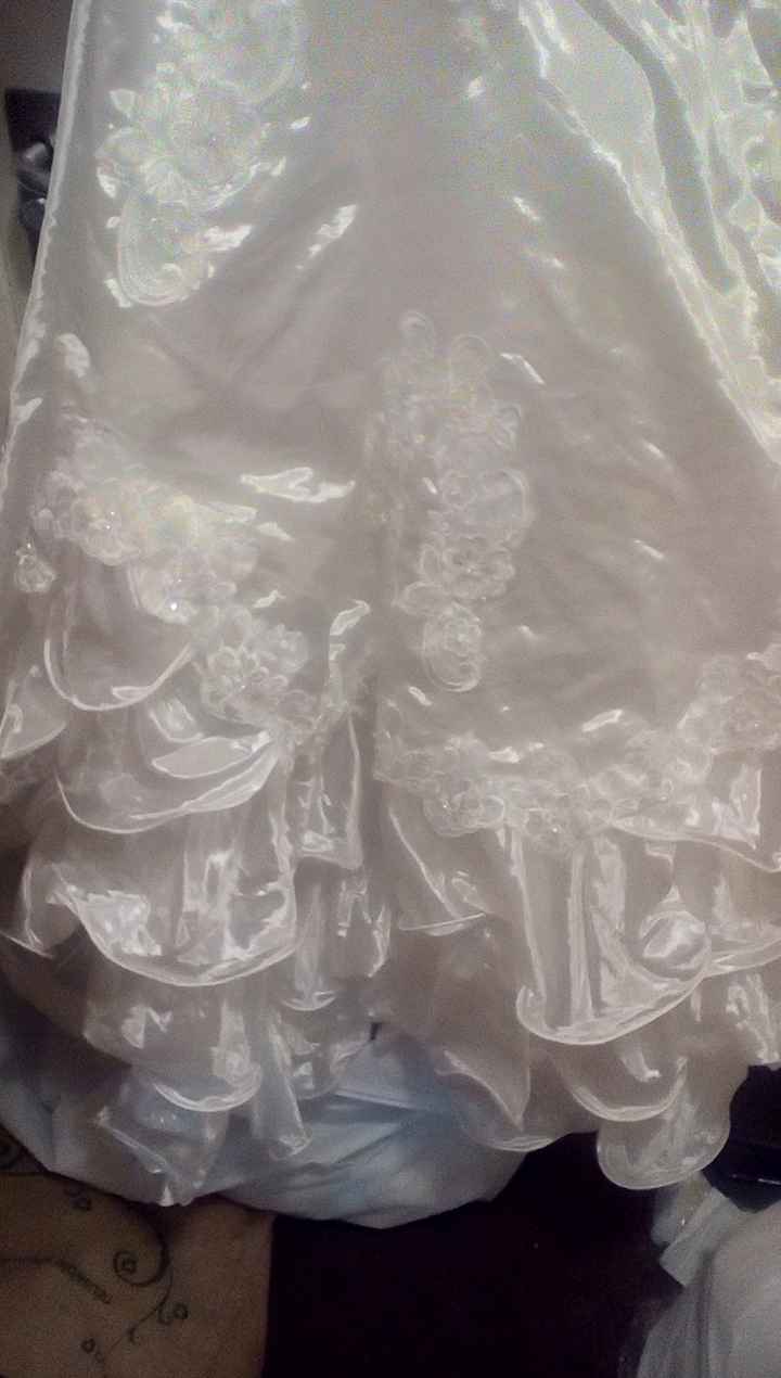 I've gone and bought a second wedding dress.