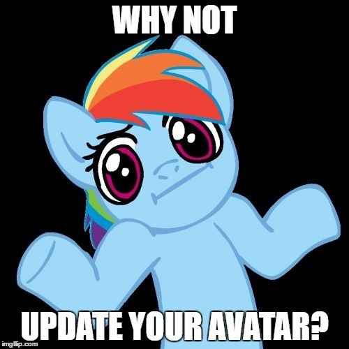 *CLICK HERE* for help updating your avatar!