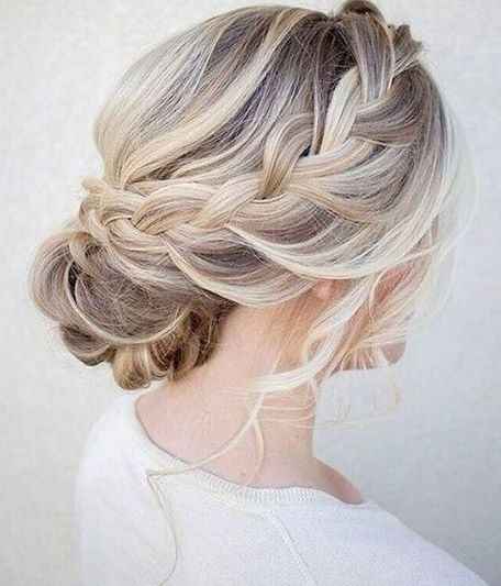 medium bridal hair