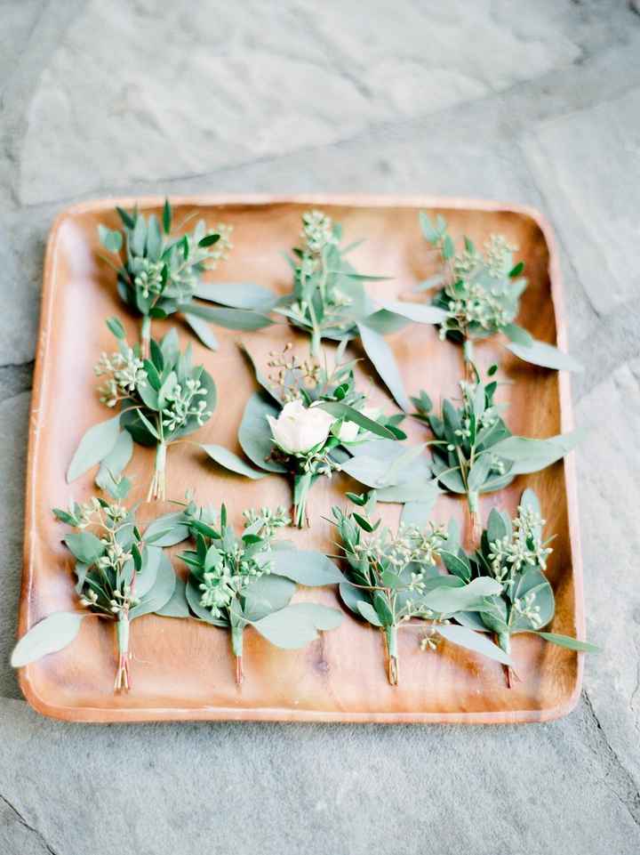 Eucalyptus in boutineers