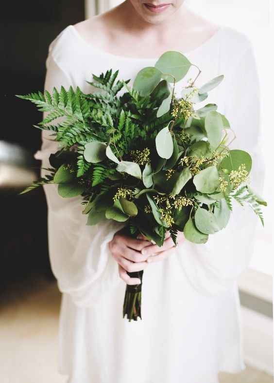 greenery bouquet {Studio127 Photography}