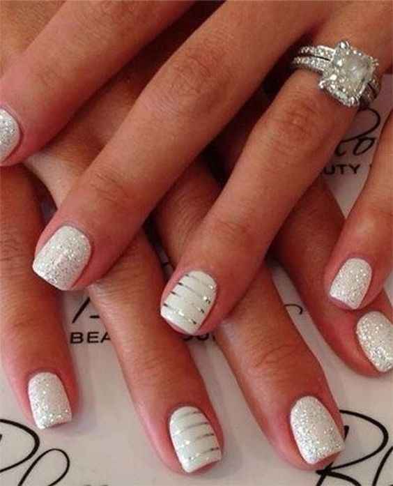 wedding day nails
