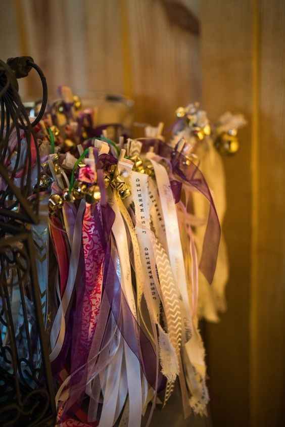 Ribbon wands with bells