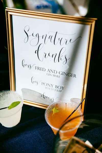 Signature drinks