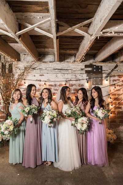 Mismatched Bridesmaid Dresses